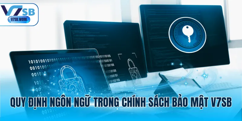 Quy định ngôn ngữ trong chính sách bảo mật V7SB